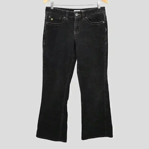 Jacob Connexion Women’s Bootcut Corduroy Pants 11/12 Grey 5 Pocket Belt Loops